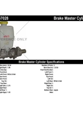 Centric Premium Brake Master Cylinder 130.67028                                     - 130.67028 - Image 2