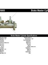 Centric Premium Brake Master Cylinder 130.76005                                     - 130.76005 - Image 2