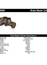 Centric Premium Brake Master Cylinder 130.99008                                     - 130.99008 - Image 2