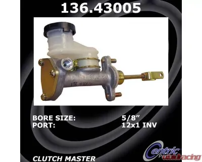 Centric Premium Clutch Master Cylinder 136.43005 - 136.43005