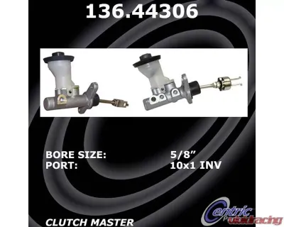 Centric Premium Clutch Master Cylinder 136.44306 - 136.44306