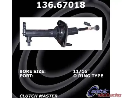 Centric Premium Clutch Master Cylinder 136.67018 - 136.67018