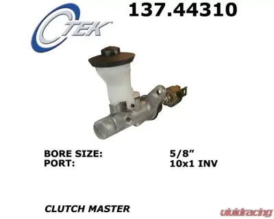 Centric C-Tek Standard Clutch Master Cylinder 137.44310 - 137.44310