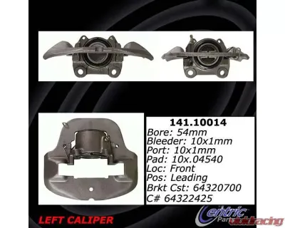 Centric Semi-Loaded Brake Caliper 141.10013 - 141.10013