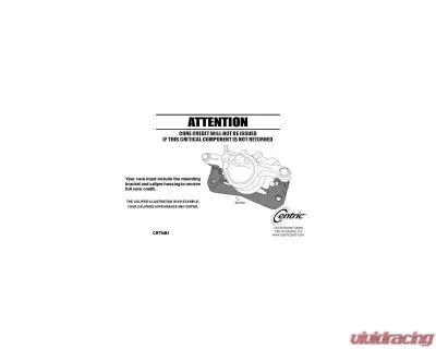 Centric Semi-Loaded Brake Caliper 141.10013 - 141.10013