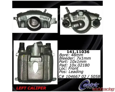 Centric Semi-Loaded Brake Caliper with New Phenolic Pistons 141.11036 - 141.11036
