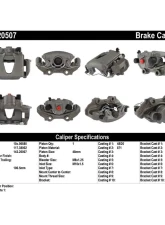 Centric Semi-Loaded Brake Caliper 141.20507                                     - 141.20507 - Image 3