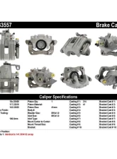 Centric Semi-Loaded Brake Caliper 141.33557                                     - 141.33557 - Image 3