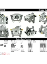 Centric Semi-Loaded Brake Caliper EPB 141.33593                                     - 141.33593 - Image 3