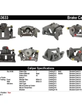Centric Semi-Loaded Brake Caliper EPB 141.33633                                     - 141.33633 - Image 3