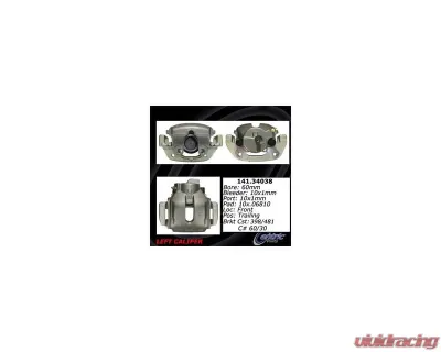 Centric Semi-Loaded Brake Caliper 141.34038 - 141.34038