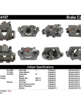 Centric Semi-Loaded Brake Caliper 141.34107                                     - 141.34107 - Image 3