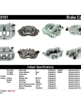 Centric Semi-Loaded Brake Caliper 141.35161                                     - 141.35161 - Image 3