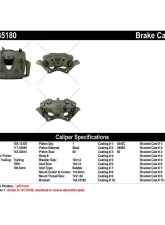 Centric Semi-Loaded Brake Caliper 141.35180                                     - 141.35180 - Image 3