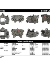 Centric Semi-Loaded Brake Caliper 141.35529                                     - 141.35529 - Image 3