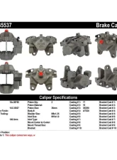 Centric Semi-Loaded Brake Caliper 141.35537                                     - 141.35537 - Image 3