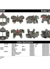 Centric Semi-Loaded Brake Caliper 141.35540                                     - 141.35540 - Image 3