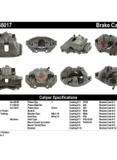 Centric Semi-Loaded Brake Caliper 141.38017                                     - 141.38017 - Image 3