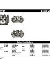 Centric Semi-Loaded Brake Caliper 141.39034                                     - 141.39034 - Image 2