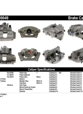 Centric Semi-Loaded Brake Caliper 141.39049                                     - 141.39049 - Image 3
