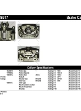 Centric Semi-Loaded Brake Caliper 141.39517                                     - 141.39517 - Image 2