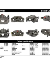 Centric Semi-Loaded Brake Caliper 141.40041                                     - 141.40041 - Image 8