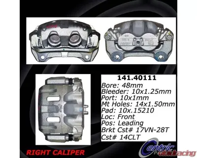 Centric Semi-Loaded Brake Caliper 141.40111 - 141.40111