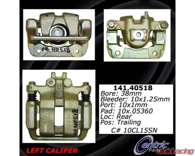 Centric Semi-Loaded Brake Caliper 141.40518 - 141.40518