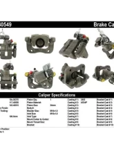 Centric Semi-Loaded Brake Caliper 141.40549                                     - 141.40549 - Image 8