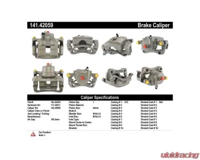 Centric 141.42059 Semi-Loaded Brake Caliper | Vivid Racing