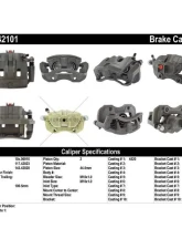 Centric Semi-Loaded Brake Caliper 141.42101                                     - 141.42101 - Image 8