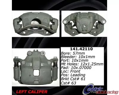 Centric Semi-Loaded Brake Caliper 141.42110 - 141.42110