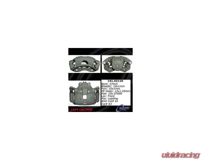 Centric Semi-Loaded Brake Caliper 141.42110 - 141.42110