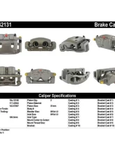 Centric Semi-Loaded Brake Caliper with New Phenolic Pistons 141.42131                                     - 141.42131 - Image 8