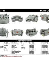 Centric Semi-Loaded Brake Caliper 141.42135                                     - 141.42135 - Image 8