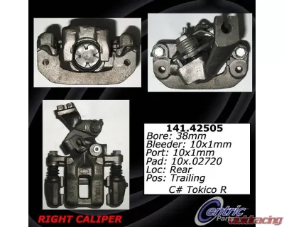 Centric Semi-Loaded Brake Caliper 141.42505 - 141.42505