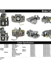 Centric Semi-Loaded Brake Caliper 141.42520                                     - 141.42520 - Image 8