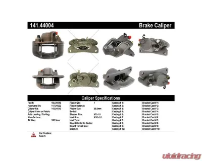 Centric Semi-Loaded Brake Caliper 141.44004 - 141.44004