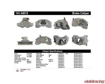 Centric Semi-Loaded Brake Caliper 141.44019 - 141.44019