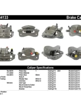 Centric Semi-Loaded Brake Caliper 141.44133                                     - 141.44133 - Image 8