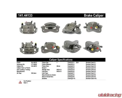 Centric Semi-Loaded Brake Caliper 141.44133 - 141.44133