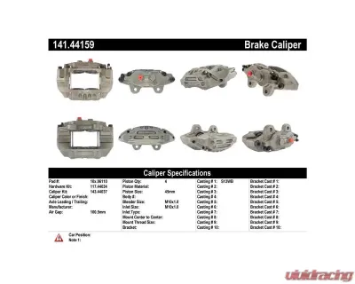 Centric Semi-Loaded Brake Caliper 141.44159 - 141.44159
