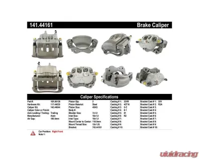 Centric Semi-Loaded Brake Caliper 141.44161 - 141.44161
