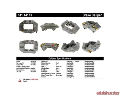 Centric Semi-Loaded Brake Caliper 141.44173 - 141.44173