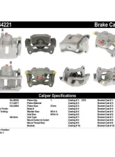 Centric Semi-Loaded Brake Caliper 141.44221                                     - 141.44221 - Image 8