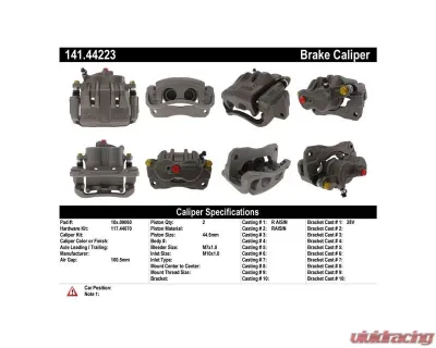 Centric Semi-Loaded Brake Caliper 141.44223 - 141.44223