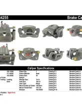 Centric Semi-Loaded Brake Caliper 141.44255                                     - 141.44255 - Image 8