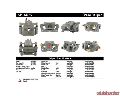 Centric Semi-Loaded Brake Caliper 141.44255 - 141.44255