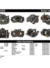 Centric Semi-Loaded Brake Caliper 141.44259                                     - 141.44259 - Image 8