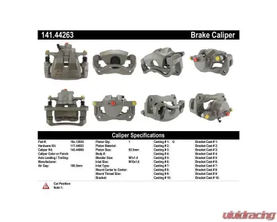 Centric Semi-Loaded Brake Caliper 141.44263 - 141.44263